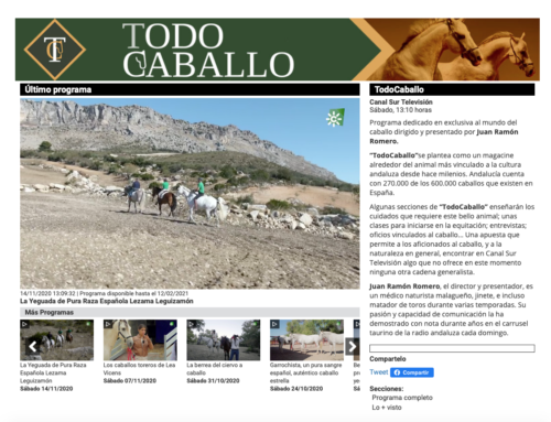 ¡SALIMOS EN EL PROGRAMA TODO CABALLO!